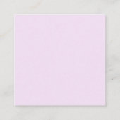 Carte D'accompagnement Mariage classique à monogramme QR RSVP lavande (Dos)