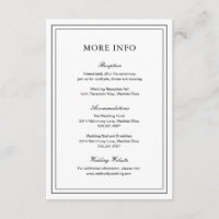 Mariage classique noir et blanc élégant