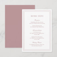 Mariage classique rose élégant