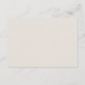 Carte D'accompagnement Mariage d'accueil Nautical Coastal Shell Ecru (Dos)