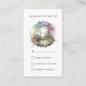 Carte D'accompagnement Mariage de bois enchanté (Devant)