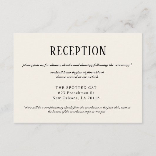 Carte D'accompagnement Mariage de bordure du tableau de contrôle noir et (Devant)