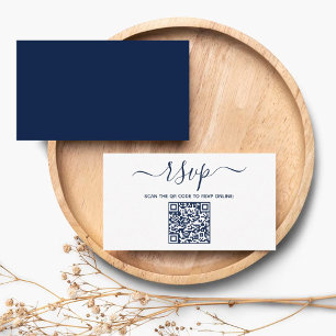 Carte D'accompagnement Mariage de code QR personnalisé minimaliste modern