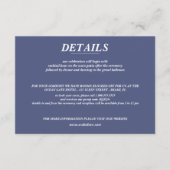 Carte D'accompagnement Mariage de couple de skieurs (Devant)