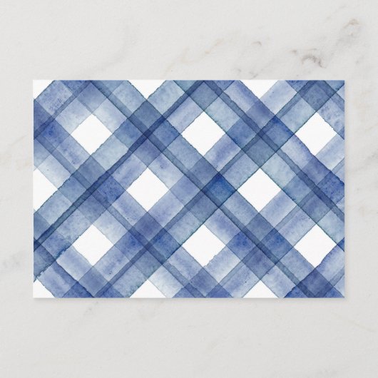 Carte D'accompagnement Mariage de croisière bleu marine (Dos)