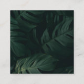 Carte D'accompagnement Mariage de destination tropical numériser code QR  (Dos)