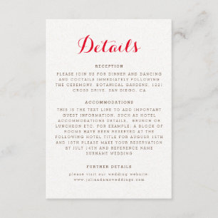 Carte D'accompagnement Mariage de feuillage de Fleur sauvage Boho violet 