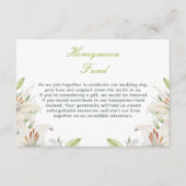 Carte D'accompagnement Mariage de fleurs blanches (Devant)