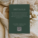 Carte D'accompagnement Mariage de jumelage vert crème moderne<br><div class="desc">La carte d'enceinte Mariage Mix Match Cream Green Monogram est dotée d'appareillages de type moderne dans des tons doux et modernes.</div>