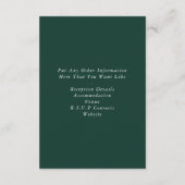 Carte D'accompagnement Mariage de la branche Eucalyptus boîtier de détail (Dos)