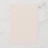 Carte D'accompagnement Mariage de l'Ouest Russe Mariage de Cowboy (Dos)