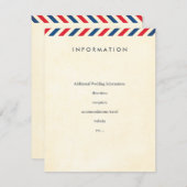 Carte D'accompagnement Mariage de messagerie (Devant / Derrière)