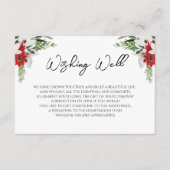 Carte D'accompagnement Mariage de Noël classique simple qui veut bien (Devant)