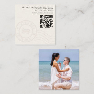 Carte D'accompagnement Mariage de passeport du Costa Rica QR