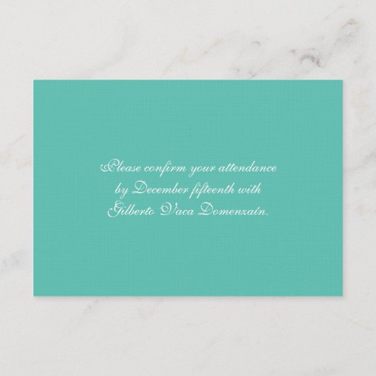 Carte D'accompagnement Mariage de plage rustique en forme d'étoile de mer (Dos)