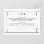 Carte D'accompagnement Mariage de poussière d'étoiles (Devant)