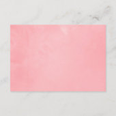 Carte D'accompagnement Mariage de printemps géométrique à fleurs de ceris (Dos)