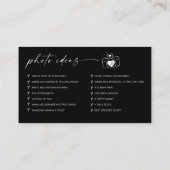 Carte D'accompagnement Mariage de script moderne Capturez l'amour QR Code (Dos)