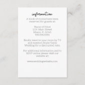 Carte D'accompagnement Mariage de Seahorse (Devant)