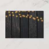 Carte D'accompagnement Mariage de tournesol rustique élégant RSVP (Dos)