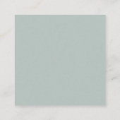 Carte D'accompagnement Mariage de verdure florale, scannez le code pour R (Dos)