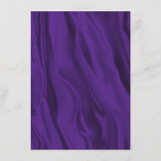 Carte D'accompagnement Mariage d'élégance violette Cercles Merci (Dos)