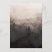 Carte D'accompagnement Mariage d'encre foncée (Dos)