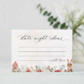 Carte D'accompagnement Mariage d'hiver en perspective (Debout devant)