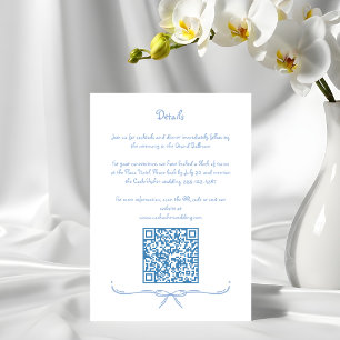 Carte D'accompagnement Mariage Doodle Amusant et Original