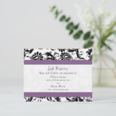 Carte D'accompagnement Mariage du Registre Cadeau de l'Ajustement de Rais (Debout devant)