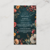 Carte D'accompagnement Mariage éffrayant Glam (Devant)