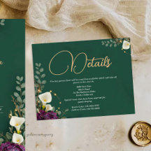 Mariage Élégance Botanique Émeraude & Ivoire