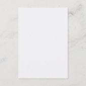 Carte d'accompagnement | Mariage Élégant | Invitat (Dos)