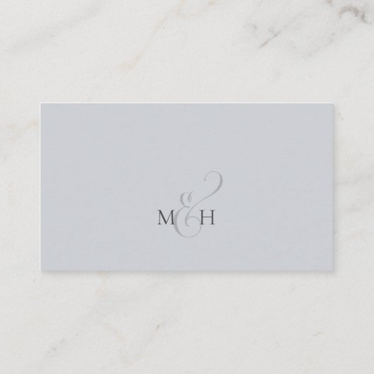 Carte D'accompagnement Mariage élégant RSVP en ligne bleu clair floral (Dos)