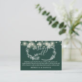 Carte D'accompagnement Mariage Emerald (Debout devant)