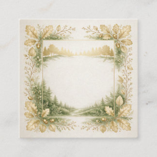 Carte D'accompagnement Mariage enchanté en forêt - Magie dans la forêt en
