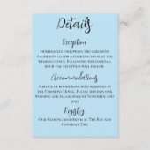 Carte D'accompagnement Mariage Fantastique Fleuriste Pastel Licorne Blanc (Devant)