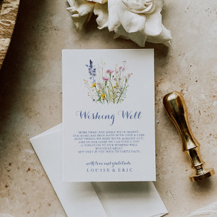 Carte D'accompagnement Mariage Fleur sauvage Multicolore moderne qui veut