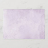 Carte D'accompagnement Mariage floral blanc blanc blanc blanc de prune d' (Dos)