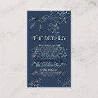 Mariage floral noir et blanc Détails E