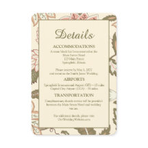 Mariage Floral Vintage Voyage & Hébergement