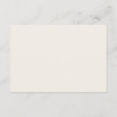 Carte D'accompagnement Mariage forestier de Country Lake Twilight (Dos)