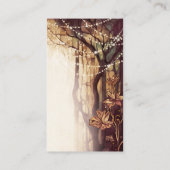 Carte D'accompagnement Mariage forestier enchanté (Dos)