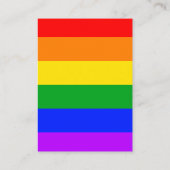 Carte D'accompagnement Mariage gay pride Visite de notre site Internet Ca (Dos)