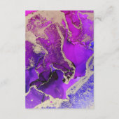 Carte D'accompagnement Mariage Gold Foil (Dos)