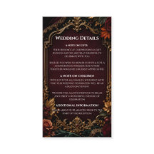 Mariage gothique | Romance sombre burgundy et or