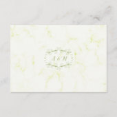 Carte D'accompagnement Mariage Green Chic (Dos)