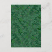 Carte D'accompagnement Mariage Green Ivy Garden (Dos)