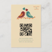 Carte D'accompagnement Mariage Inséparable (Devant)