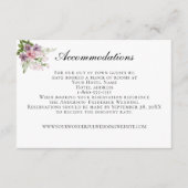 Carte D'accompagnement Mariage Logements Code QR Mariage Site Internet E (Devant)